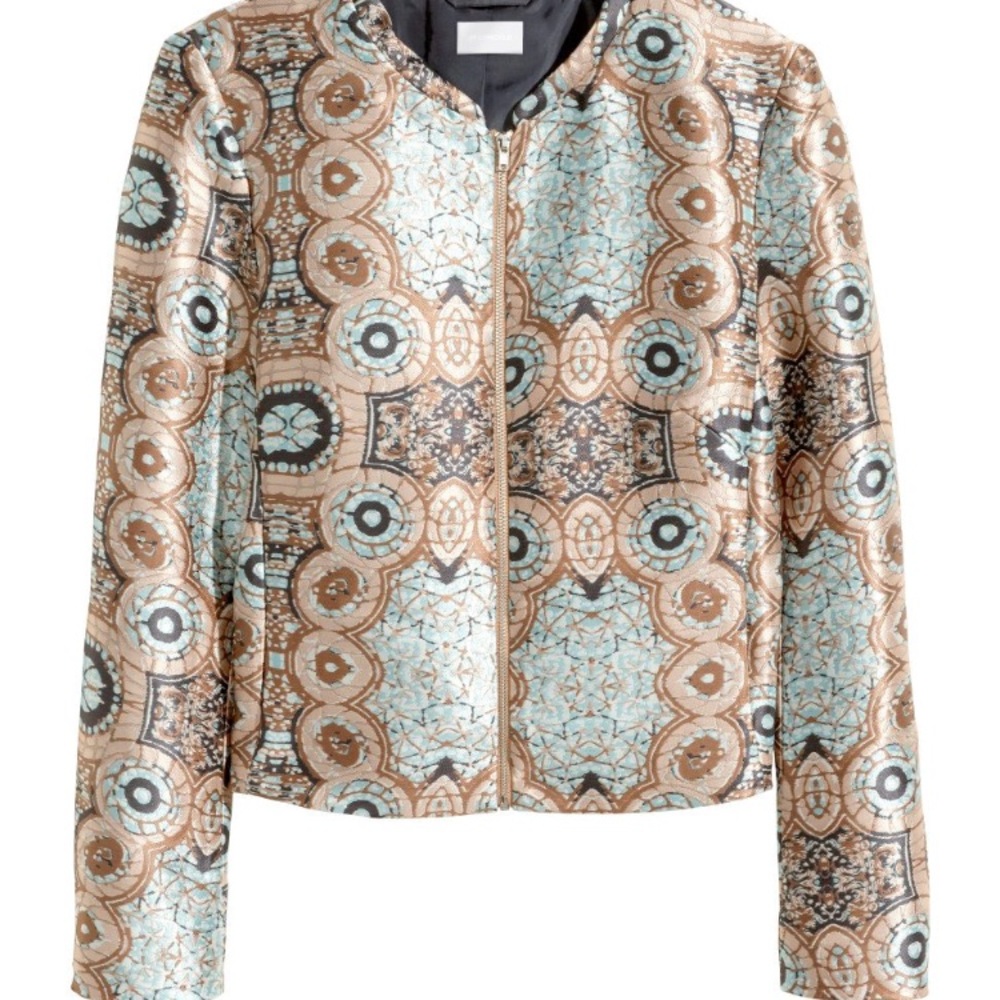 H&M jacquard weave jacket